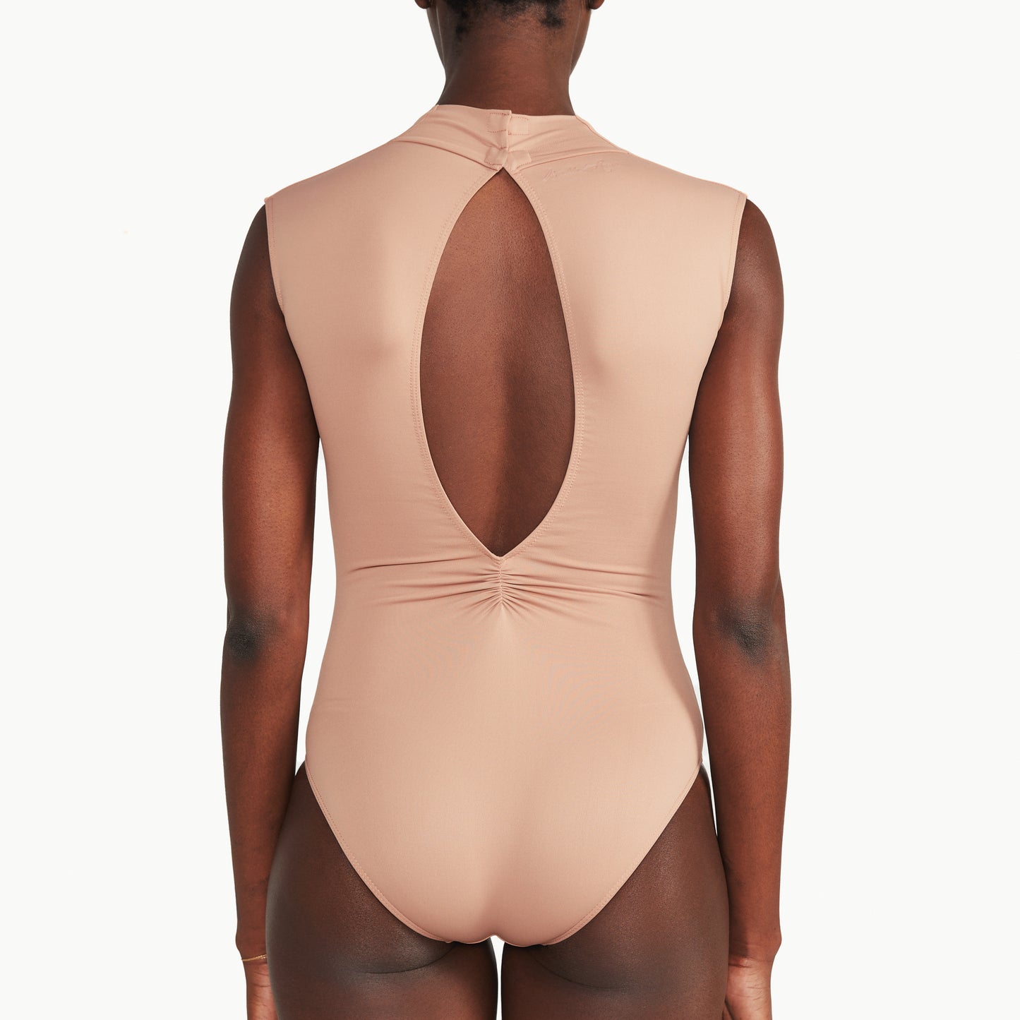 V-NECK OPEN BACK LEOTARD