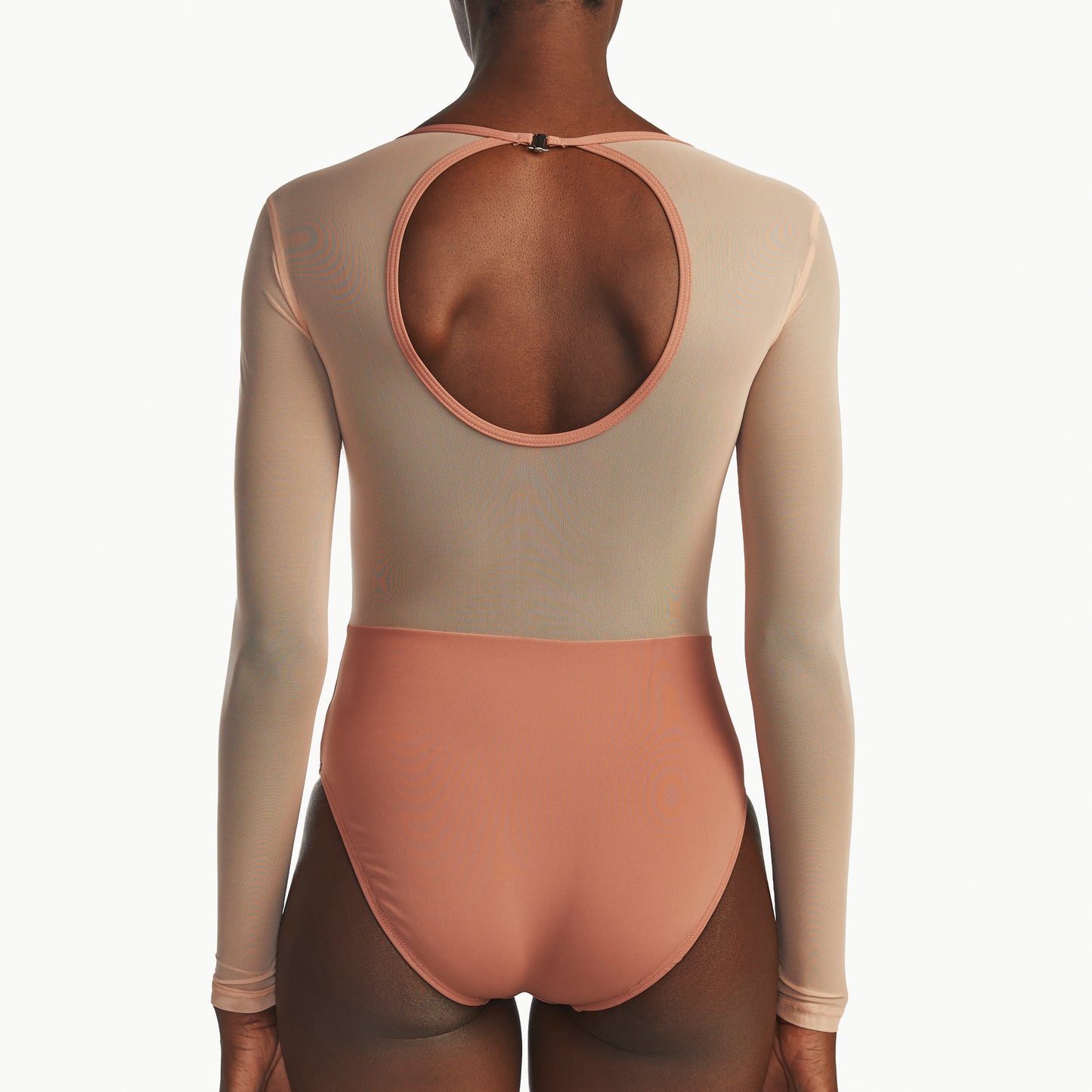 SHEER LONG SLEEVE LEOTARD
