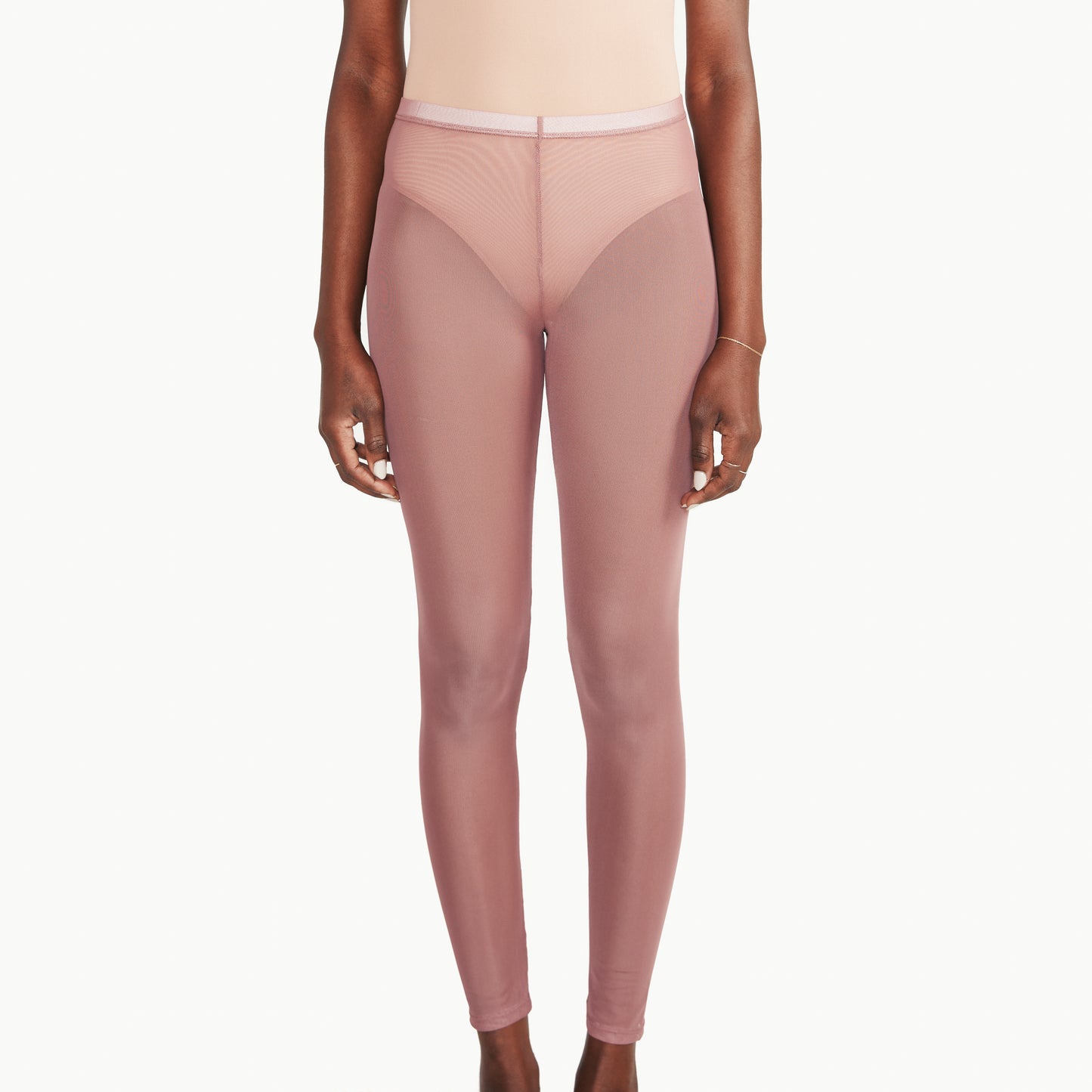 MESH ANKLE LENGTH LEGGINGS